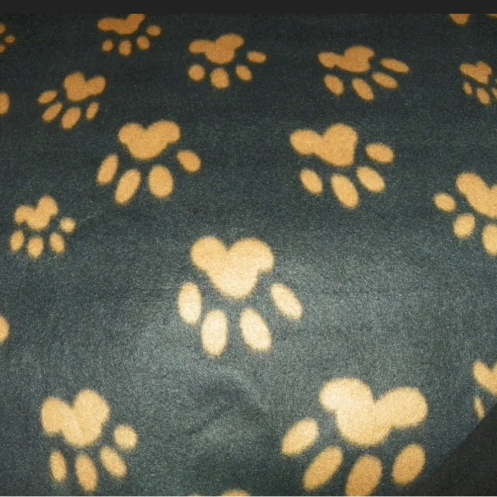 Cat or Dog Reversible Double Fleece Blanket 26”x30”
